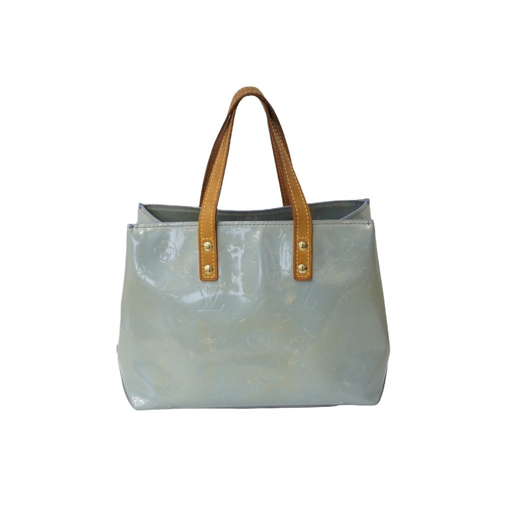 LOUIS VUITTON Reade Monogram Vernis Handbag Blue